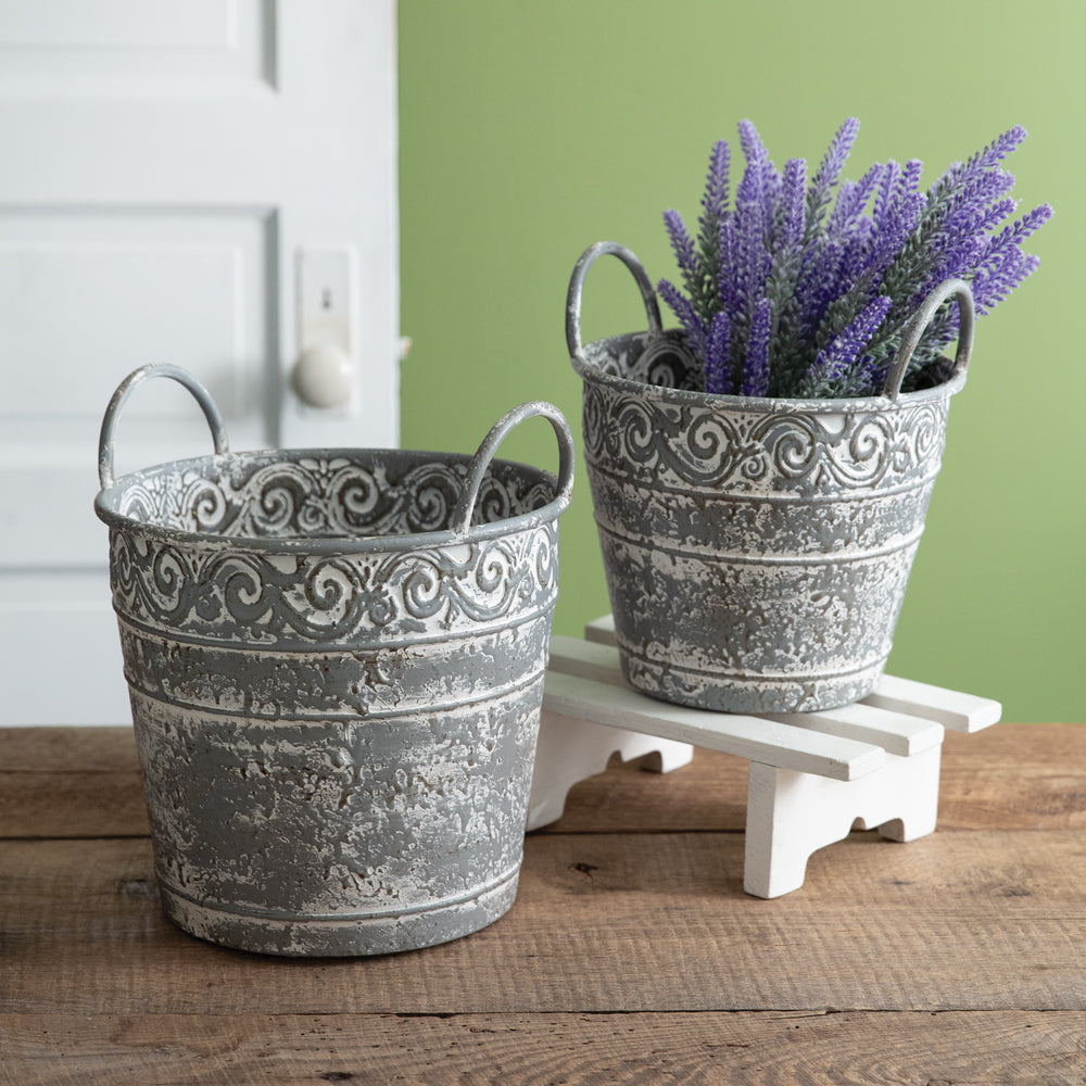 Stone Valley Metal Buckets Med