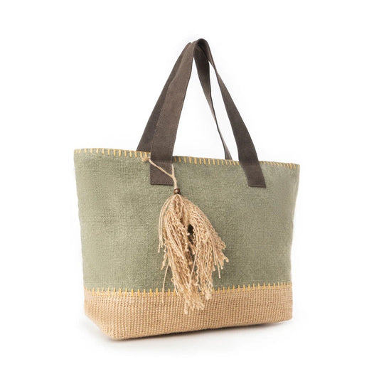 Myra Willow Wanderer Tote Green