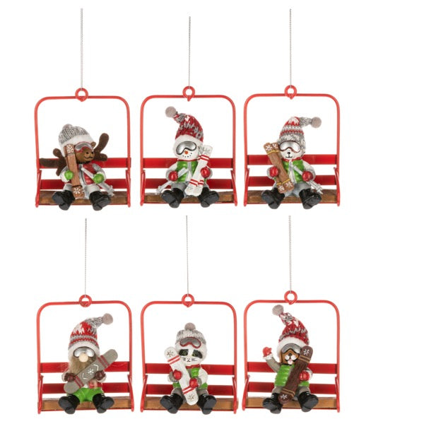 SKI LODGE ORNS / Cat