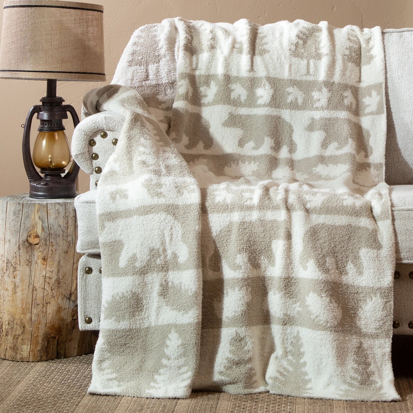 Forest Parade Stretchy Blanket