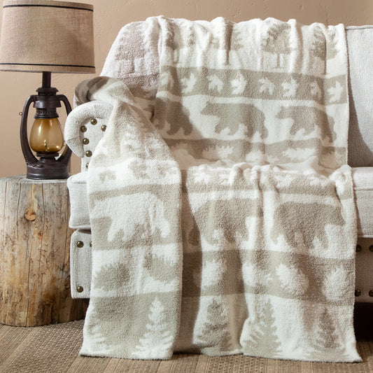 Forest Parade Stretchy Blanket