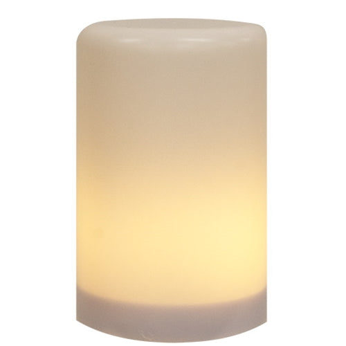 White Flame Illusion LED Pillar