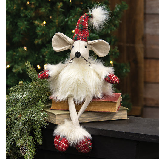 Nordic Plaid Party Mouse 18"