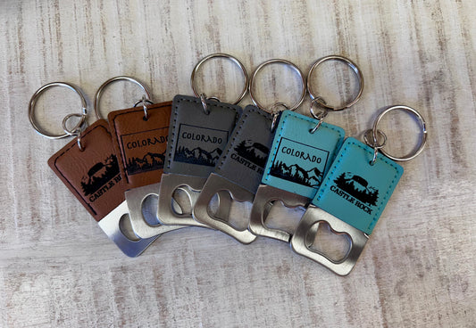 Colorado Bottle Opener-Gray Teal Brown