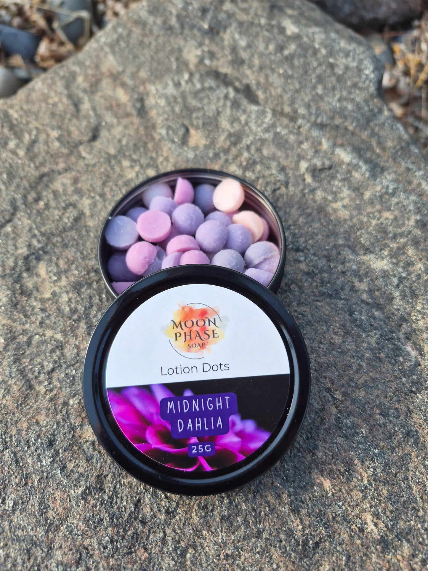 Lotion Dots-Midnight Dahlia