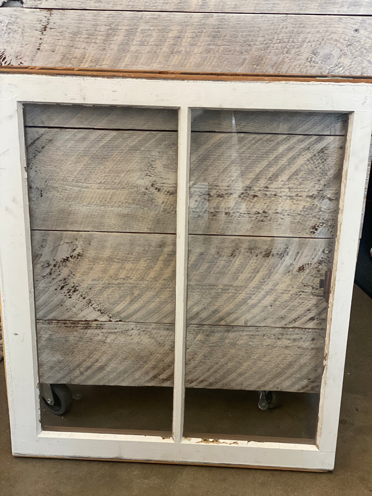 Vintage Window Pane-Vertical-2 Glass
