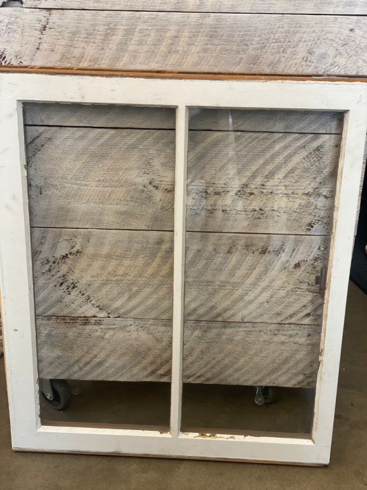 Vintage Window Pane-Vertical-2 Glass