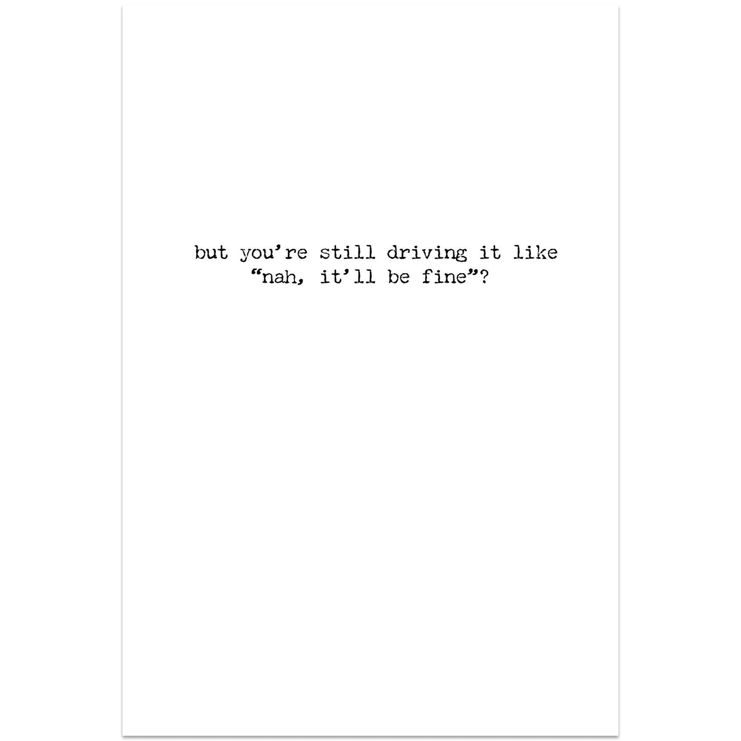 Greeting Card-Check Engine