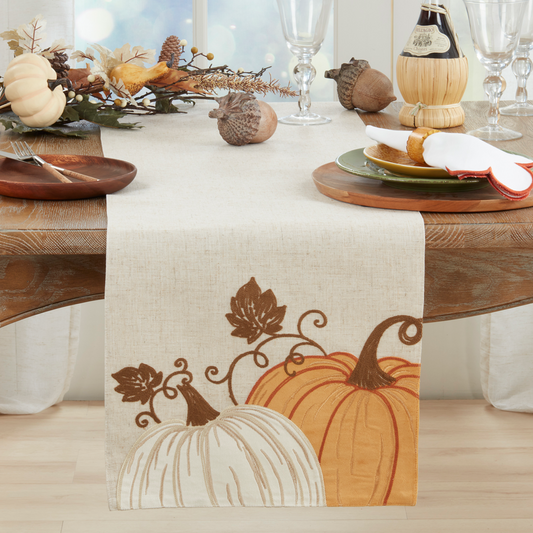 Orange Pumpkins Runner-16x70