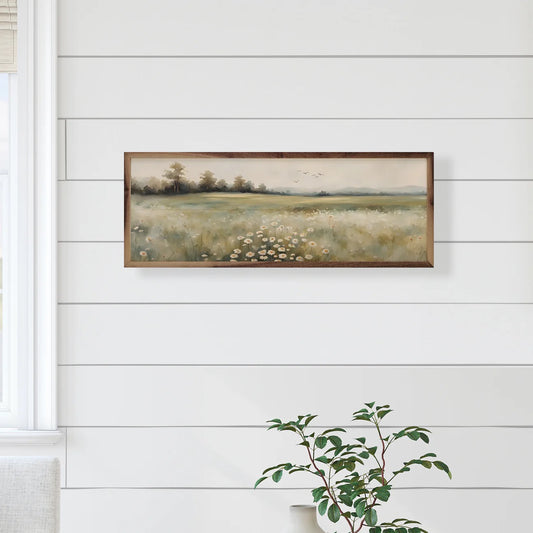 Valley With Flowers Ctr 24x8