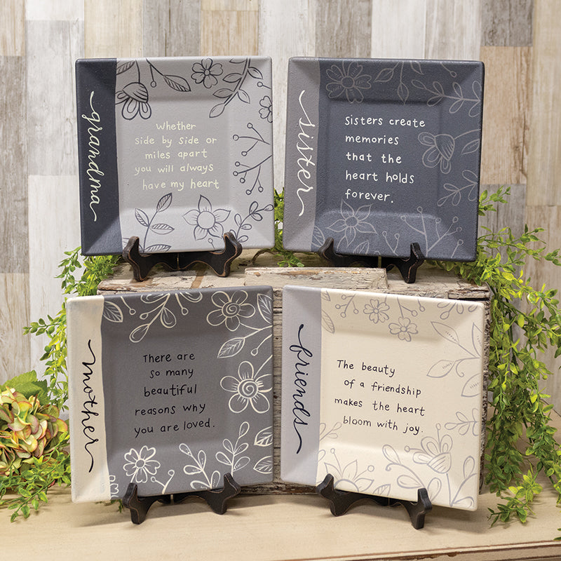 Lady of the Family Square Plate