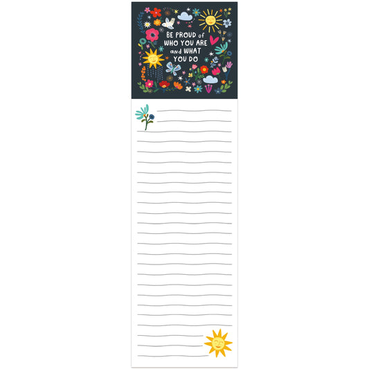 List Pad-Be Proud of Who You Are