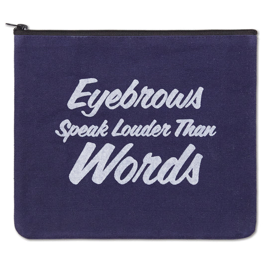 Eyebrow Speak Travel Bag