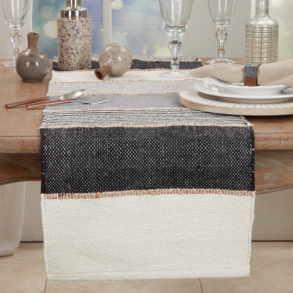 Grey Stripe Runner-16x72