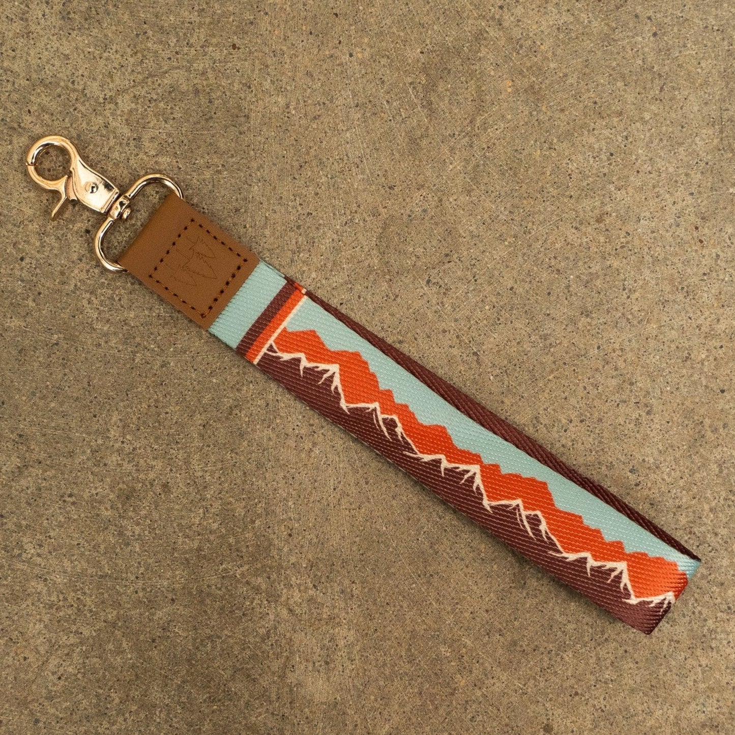 Wristlet Keychain - Mountains