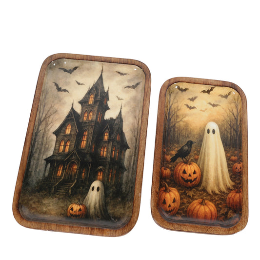 Sm. Haunted Tray 12x7