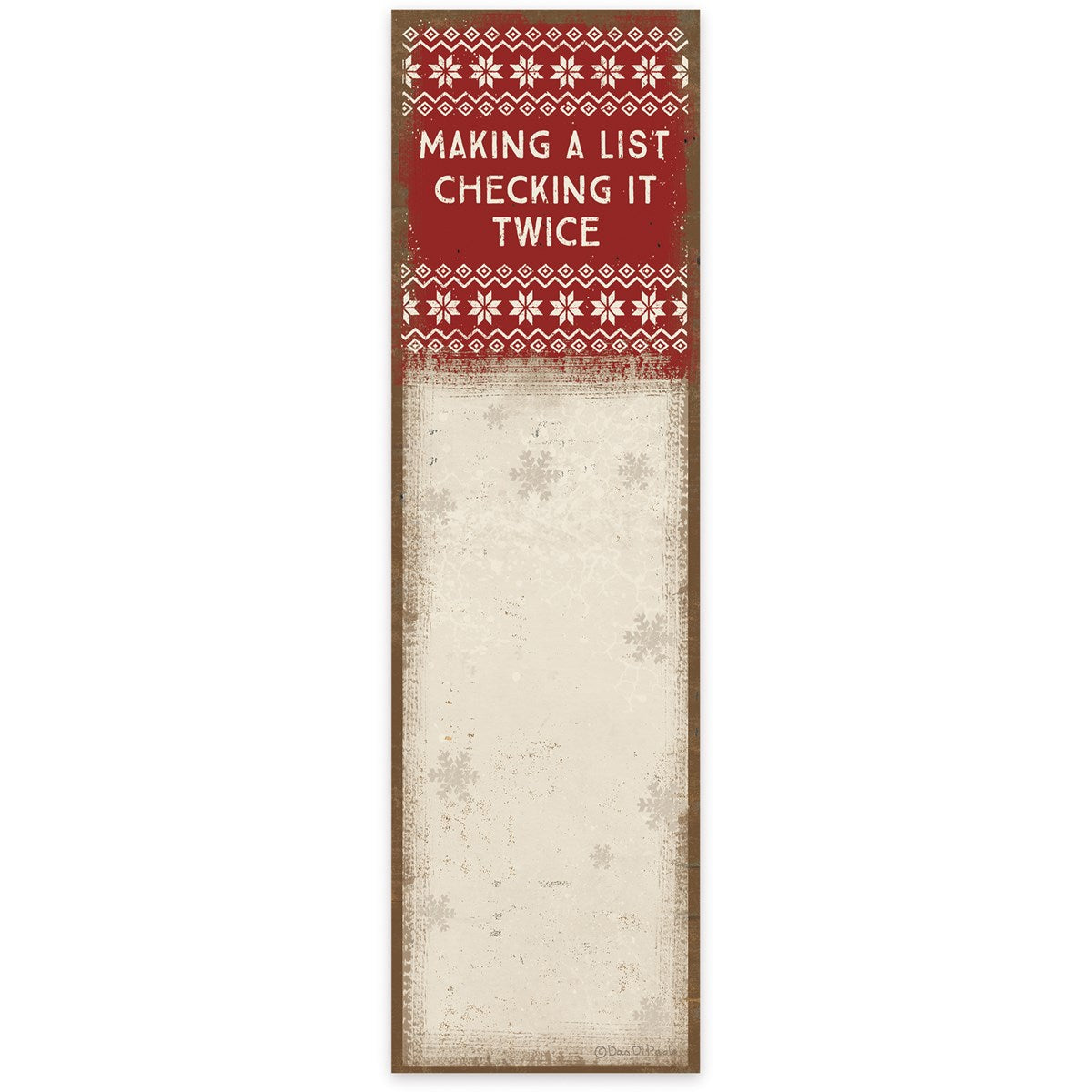 List Pad-Making A List