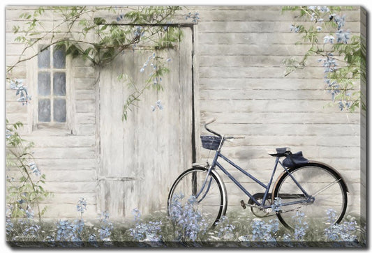 Blue Bike at Barn 22x28