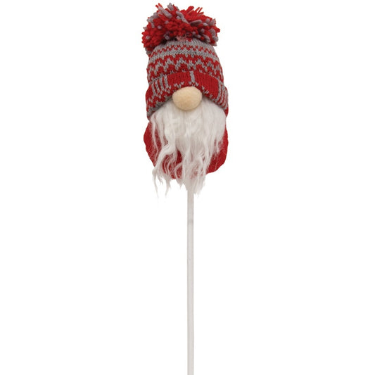 Nordic Snowflake Beanie Gnome Pick 18"