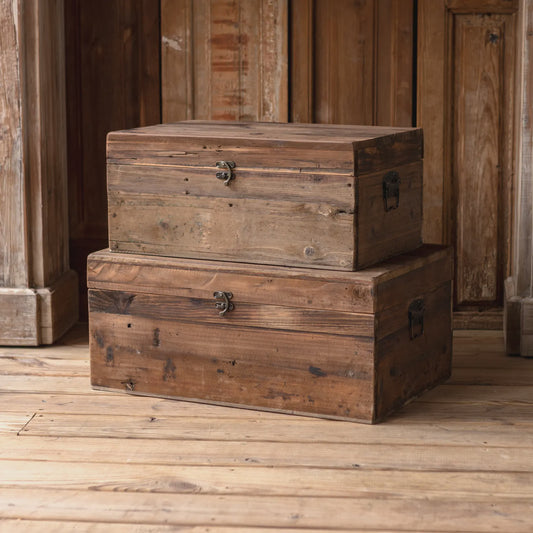 Wooden Trunk Large