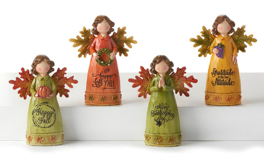 Resin Harvest Angel Fig / Orange dress/'happy fall y'all'