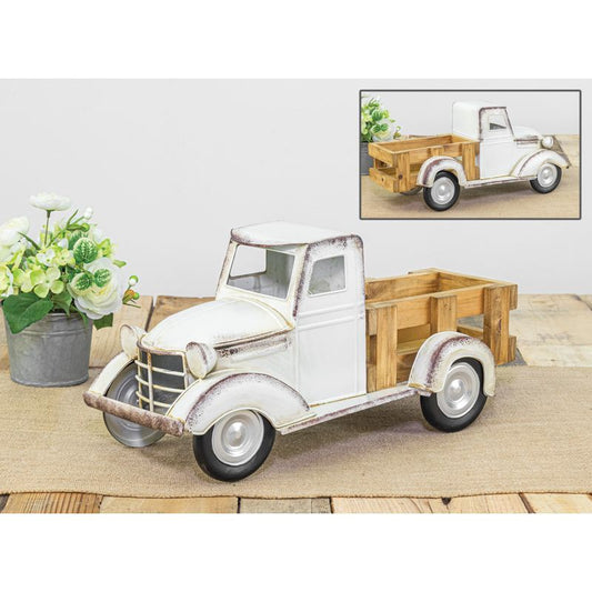 Wooden Truck Bed Tabletop White