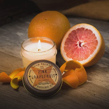 4 oz Soy Candle Pink Grapefruit