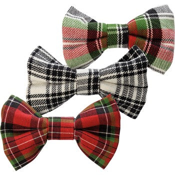 Pet Bow Tie Large / Black/White