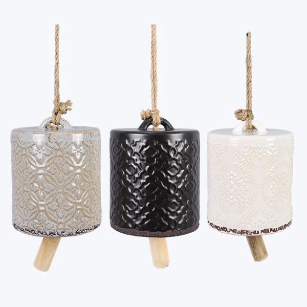 Ceramic Wind Chime / Black