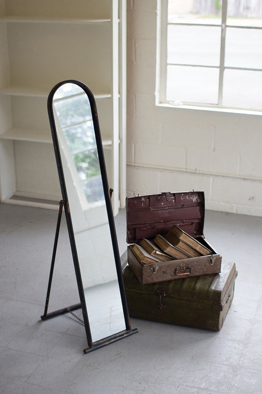 Floor Mirror Metal Frame & Stand