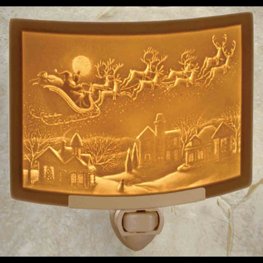 Santa's Flight Night Light