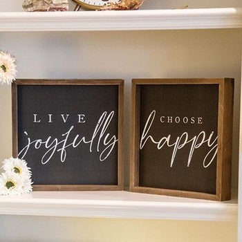 Choose Happy Frame / 'Live joyfully'