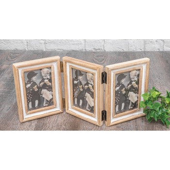 Accordion Triple Photo Frame