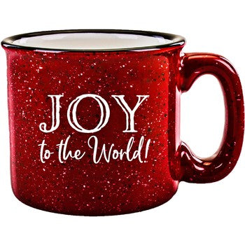 Joy to the world campfire mug
