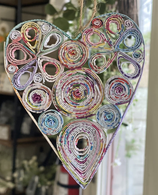 Orn Heart Recycled Mag