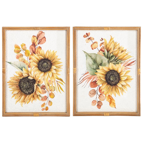 Prnt Snflower Euc Wldcr / Print on the left