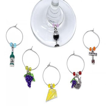 Wine Charms-Wine & Cheese