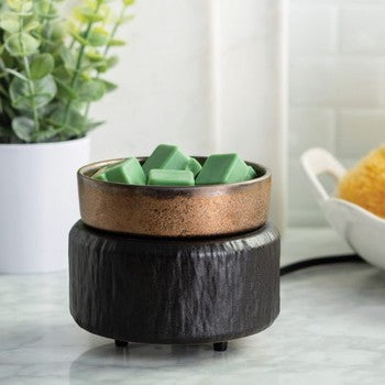 2 in 1 Fragrance Warmer - Primitive Black