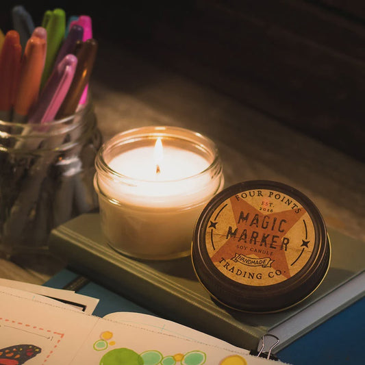 4 oz Soy Candle Magic Marker