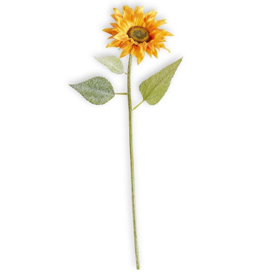19" Real Touch Orange Sunflower