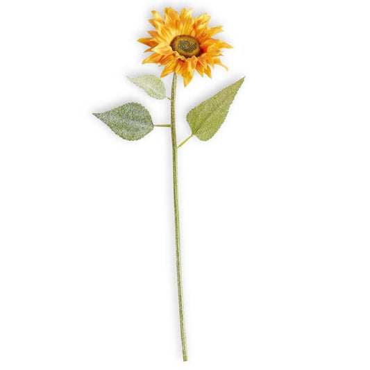 19" Real Touch Orange Sunflower