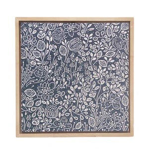 Wood Framed Floating Canvas Wall