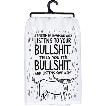 Kitchen Towel-Friend Listens