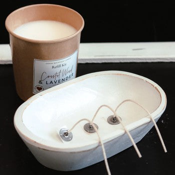 16oz Soy Candle Refill-Champagne Apple & Honey