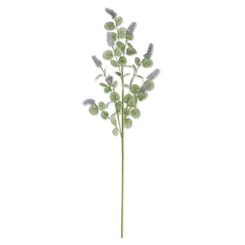 35" Purple Lavender Eucalyptus Leaves