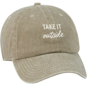 Baseball Cap-Take it Outside