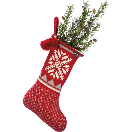 Stocking-Big Snowflake
