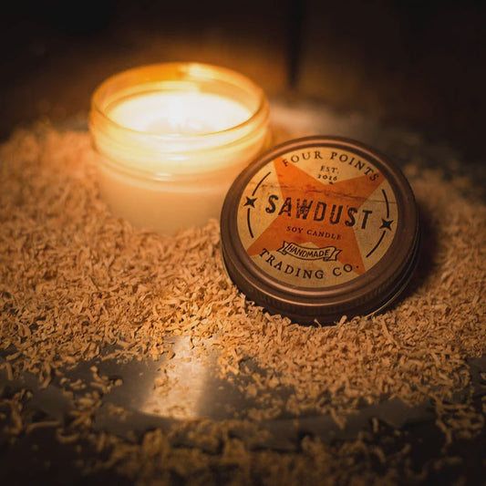 4 oz Soy Candle Sawdust