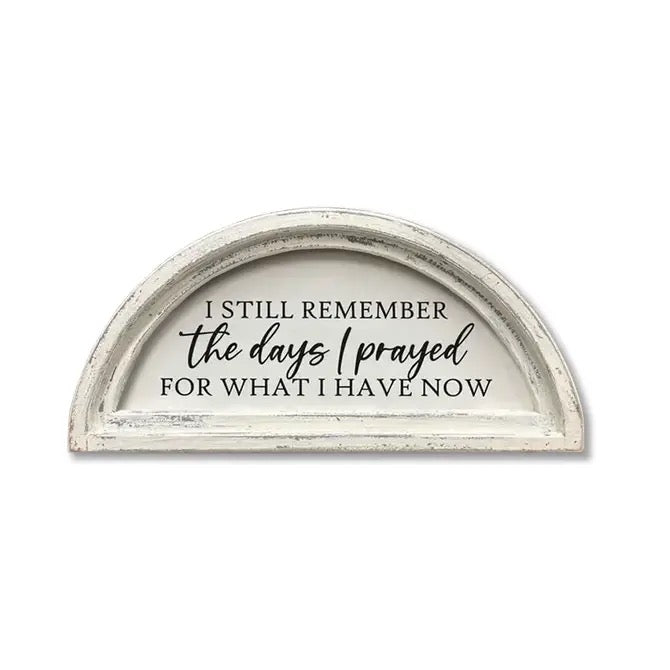 Days I Prayed Framed Canvas Signature Finish