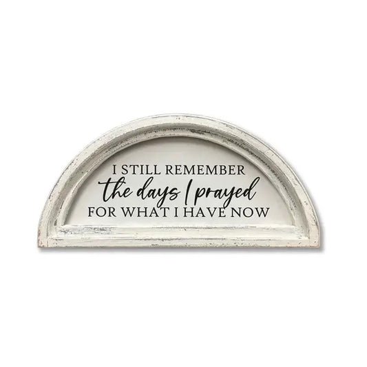 Days I Prayed Framed Canvas Signature Finish